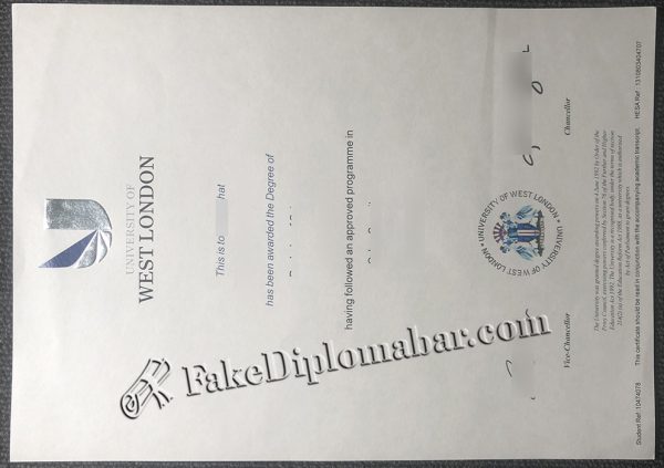 Fake UWL Diploma