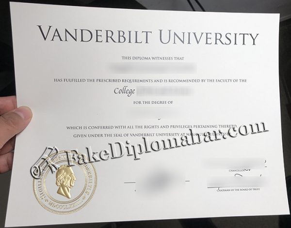 Fake Vandy diploma,