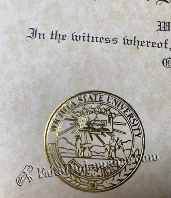 Fake Wichita State University Diploma
