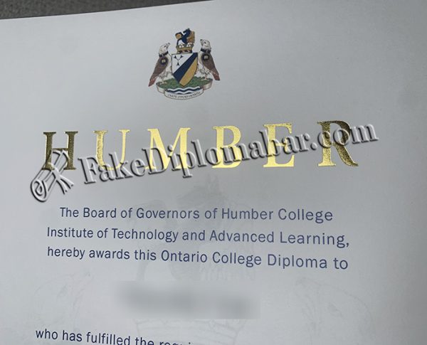 Humber College diploma