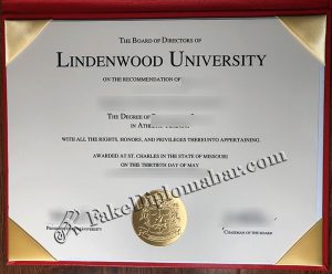 Fake Lindenwood University diploma