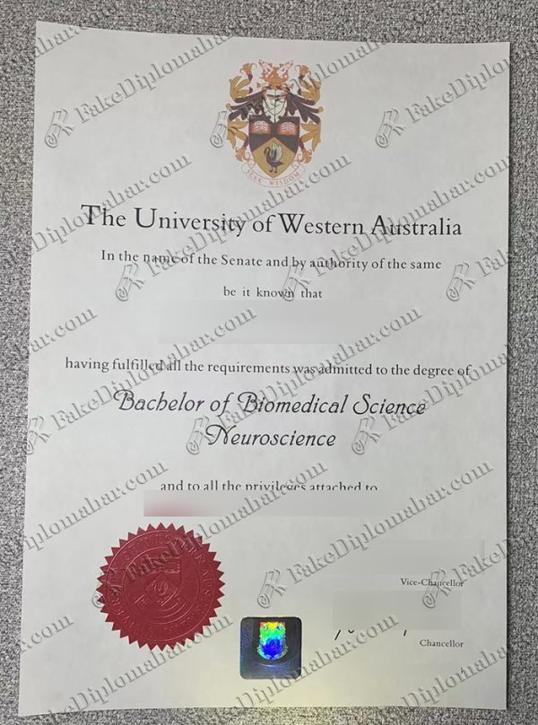 Buy fake UWA diploma