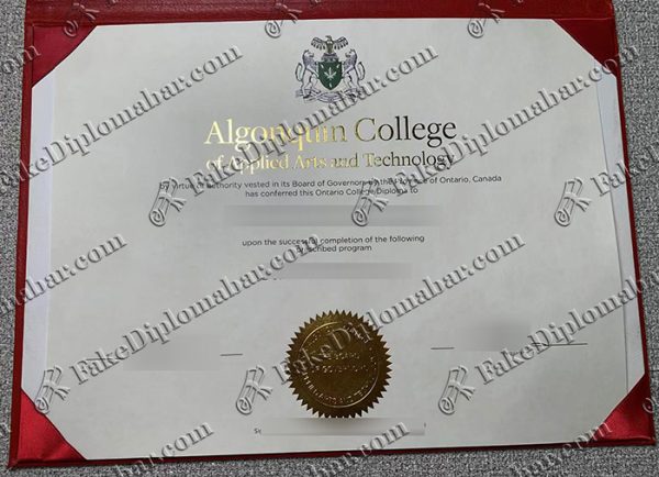 buy a fake Algonquin College diploma