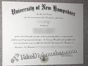 fake UNH diploma