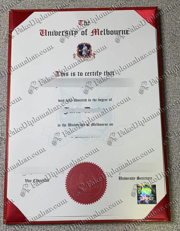 buy fake UniMelb diploma