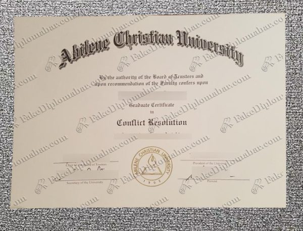 Buy fake ACU diploma