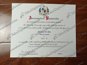 Assumption university diploma