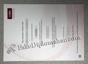 CIMA Certificate Copy