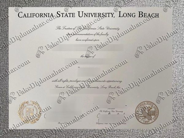 buy fake CSULB diploma