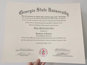Georgia State University diploma