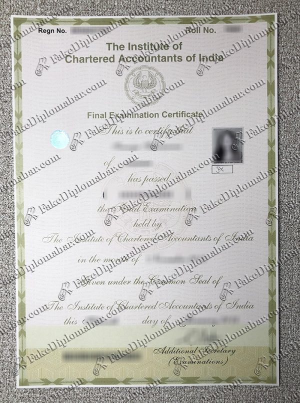 ICAI certificate