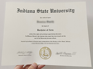 Indiana State University diploma