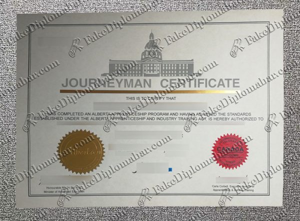 buy fake Journeyman Certificate