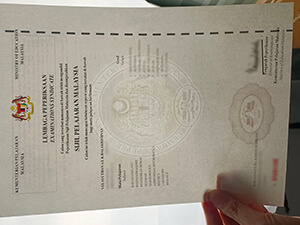 fake SPM certificate