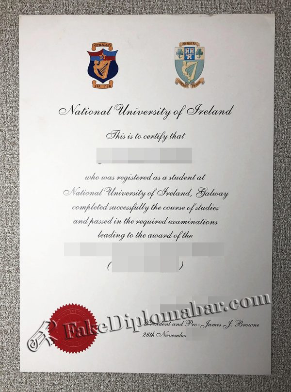 National University of Ireland Diploma