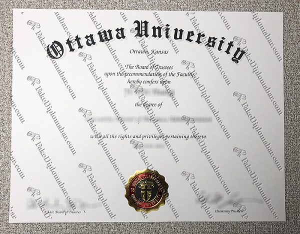 Ottawa University diploma