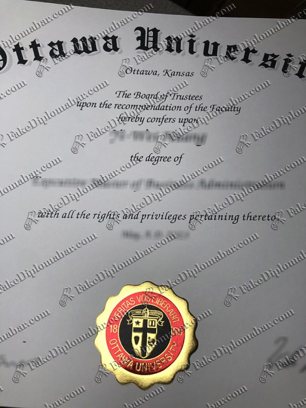 Ottawa University diploma