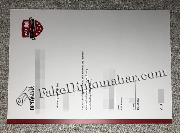 PSB Academy Diploma Copy