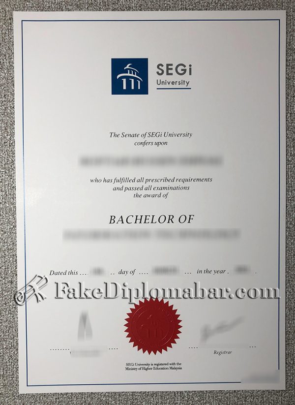 SEGi University degree