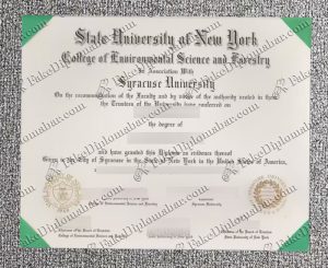 Buy fake SUNY-ESF diploma