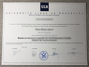 Université Libre de Bruxelles diploma