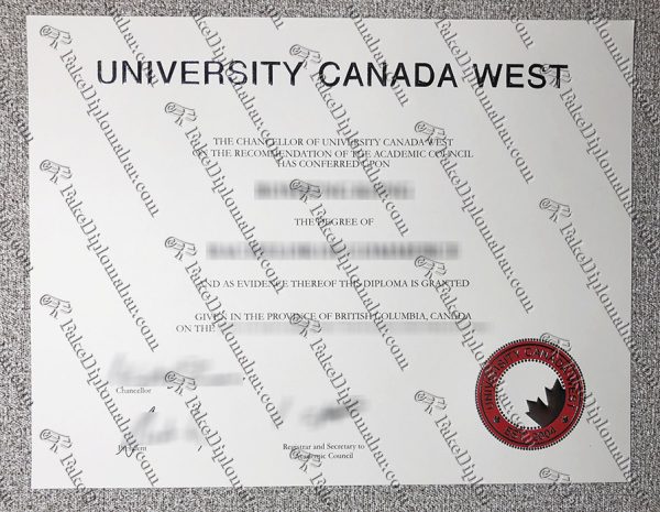 University Canada West diploma