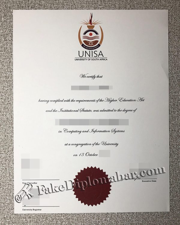 University of South Africa Diploma