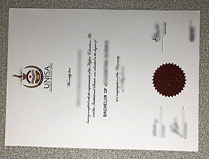 University of South Africa (UNISA) diploma sample
