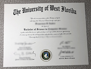 University of West Florida diploma sample
