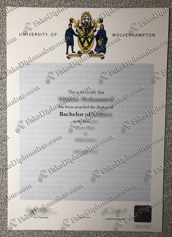 University of Wolverhampton fake degree