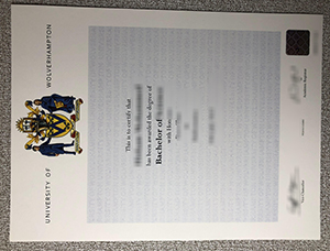 University of Wolverhampton fake degree certificate