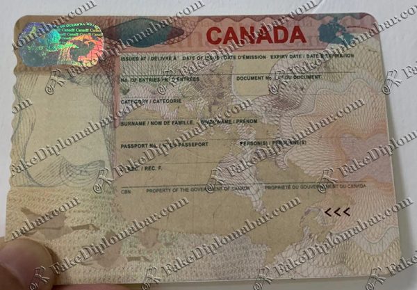 buy fake Canada visa