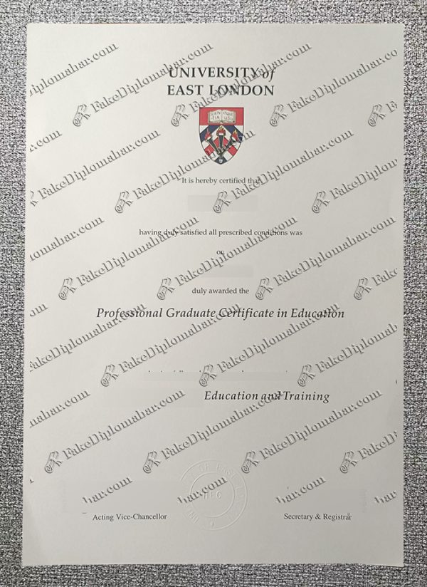 buy EAST LONDON diploma