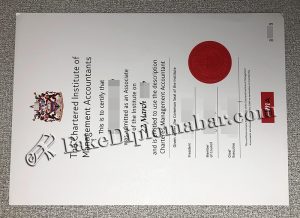 fake CIMA Certificate Copy
