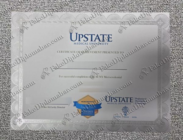 buy fake Suny upstate certificate