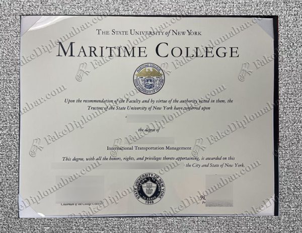 buy fake SUNY Maritime diploma