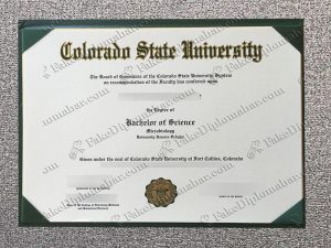 buy fake Colorado State University diploma