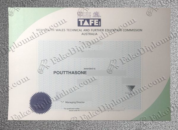 buy fake TAFE certificate