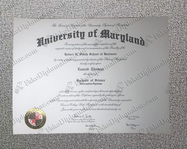 buy fake UMD diploma