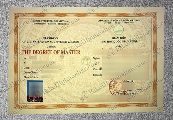 buy fake Vietnam National University, Hanoi diploma