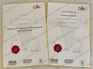 fake CMI level 5 diploma