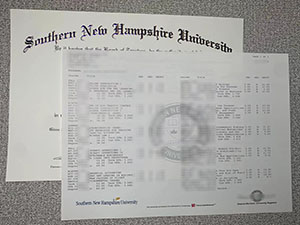 fake Southern New Hampshire University transcripts