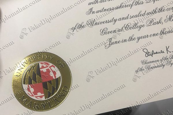 fake UMD diploma
