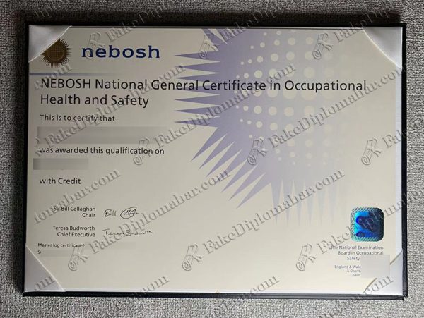 how can I get a NEBOSH certificate