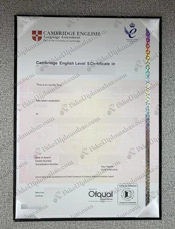 how can i buy fake Cambridge English Level 5 certificate online