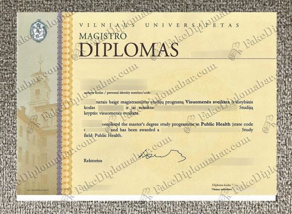 how to buy fake Vilnius University diploma