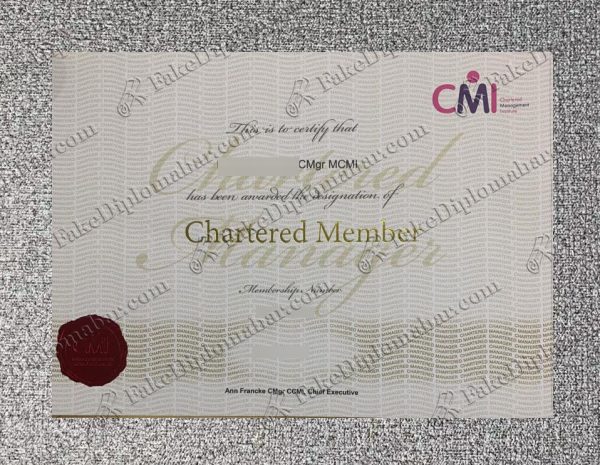 where can I buy fake MCMI certificate