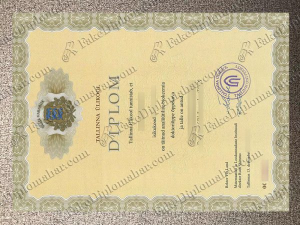 buy fake Tallinn diploma online