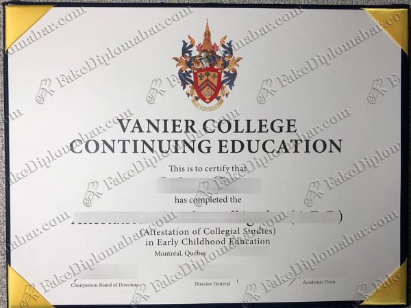 Vanier College diploma