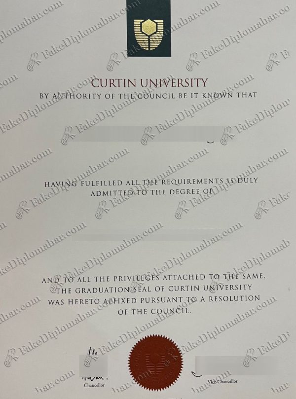 Curtin University degree